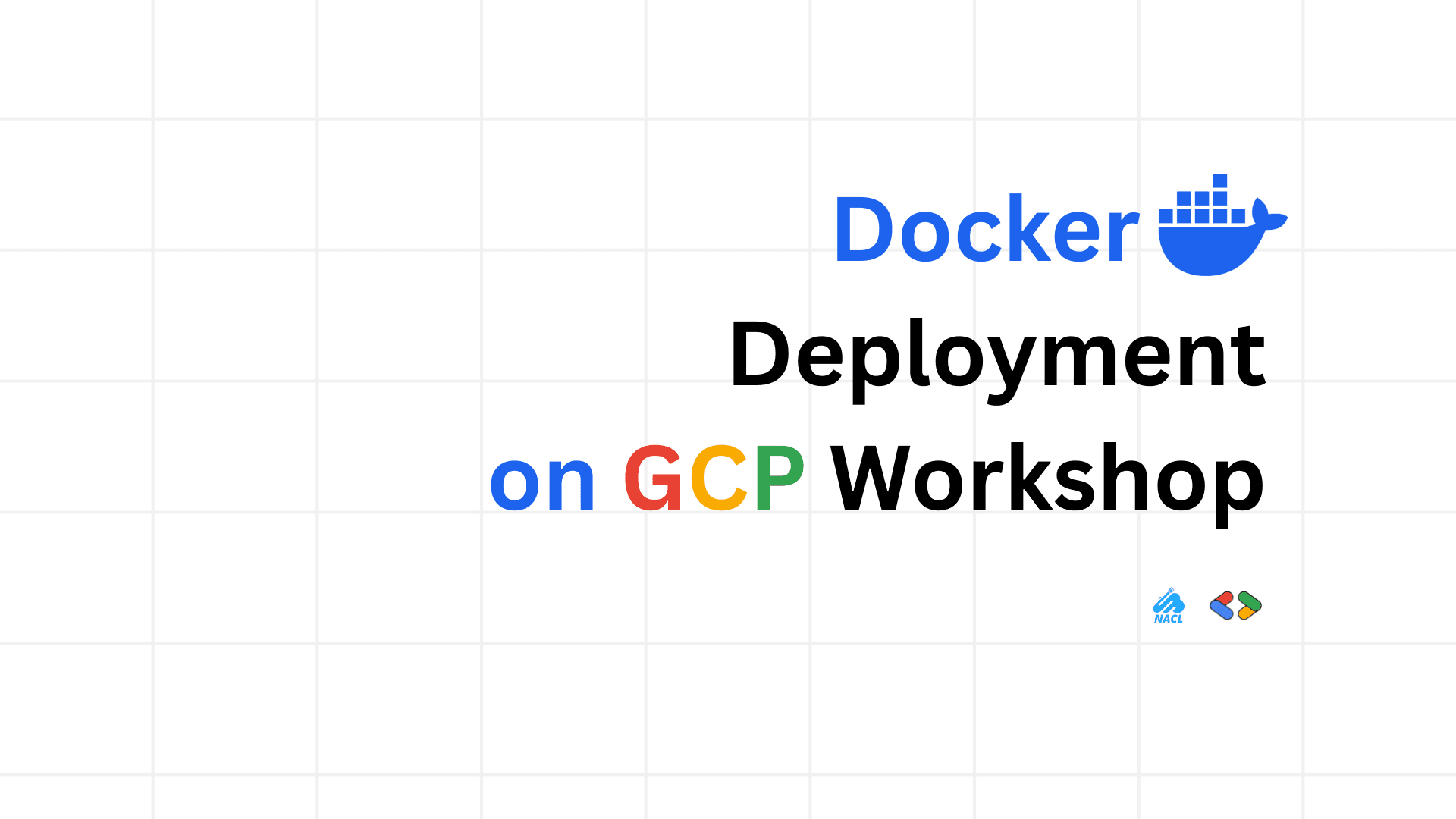 Docker Deployment on GCP Workshop 🐳🌐